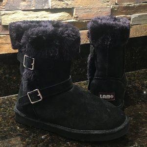 Women's LAMO Black Boots, Size 7, Brand New